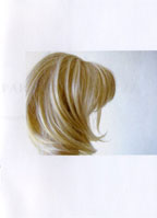 cover with a blonde wig